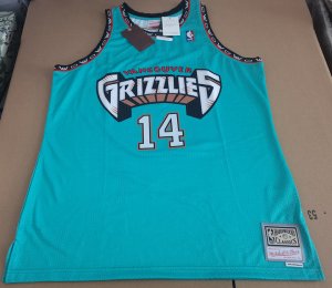 NBA 14 Jack blanc Memphis Grizzlies M&N Maillot imprimé